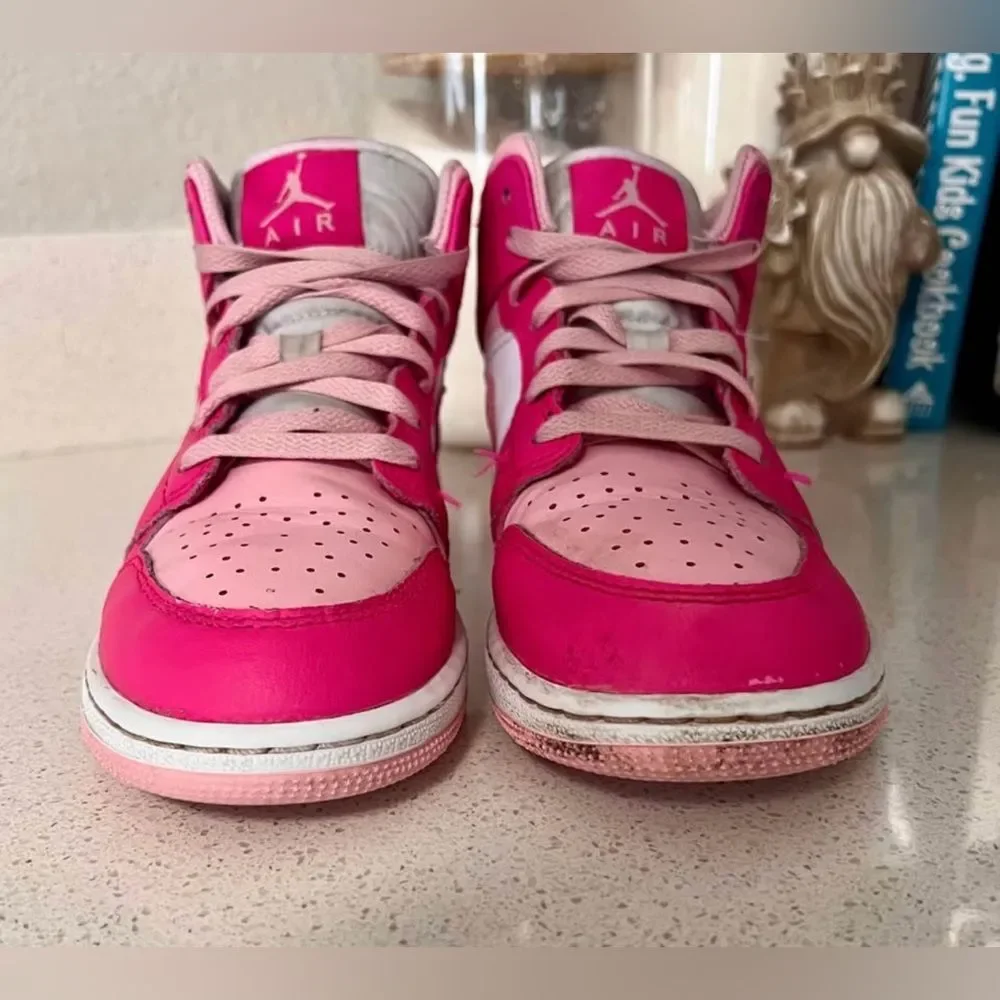 Nike Jordan 1 Mid Pink Barbie Youth
